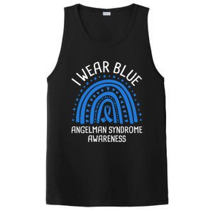 I Wear Blue Angel Syndrome Awareness Great Gift PosiCharge Competitor Tank