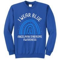 I Wear Blue Angel Syndrome Awareness Great Gift Sweatshirt