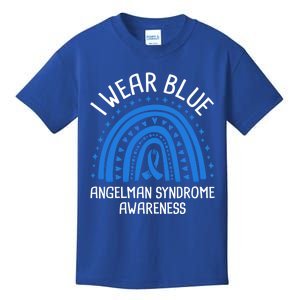 I Wear Blue Angel Syndrome Awareness Great Gift Kids T-Shirt