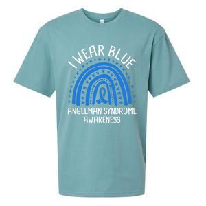 I Wear Blue Angel Syndrome Awareness Great Gift Sueded Cloud Jersey T-Shirt