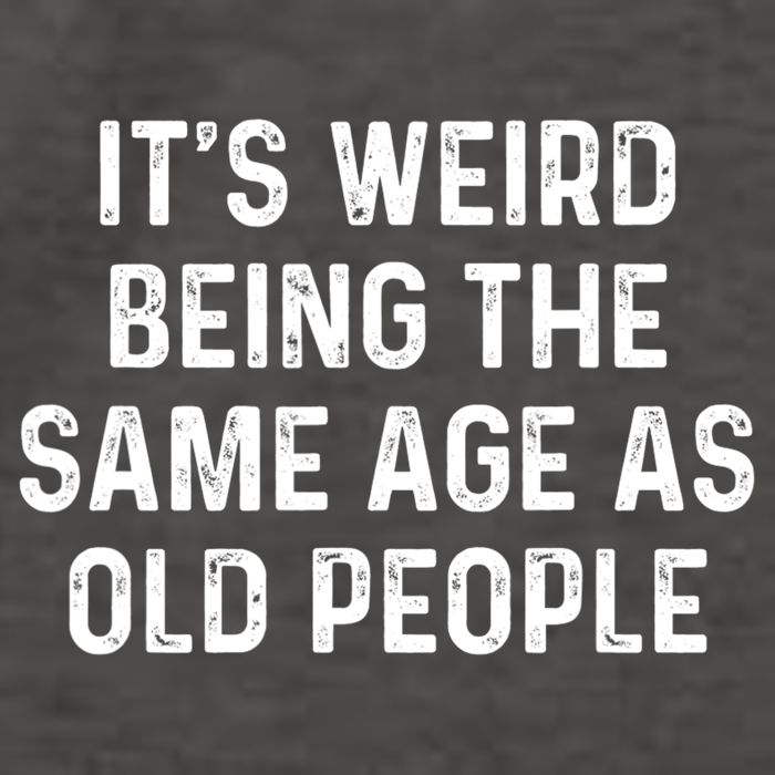 Its Weird Being The Same Age As Old People Vector Backpack