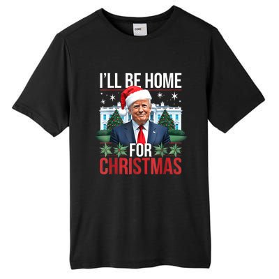 I Will Be Home For Christmas Funny Trump Tall Fusion ChromaSoft Performance T-Shirt