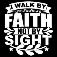 I Walk By Faith T 16 in Basic Backpack