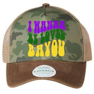 I Wanna Be Loved Bayou Mardi Gras Legacy Tie Dye Trucker Hat