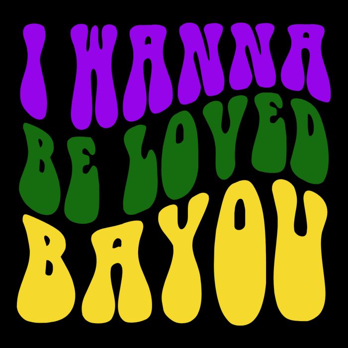 I Wanna Be Loved Bayou Mardi Gras Cooling Performance Crew T-Shirt