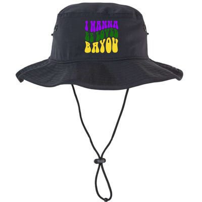 I Wanna Be Loved Bayou Mardi Gras Bucket Hat