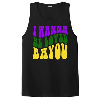 I Wanna Be Loved Bayou Mardi Gras PosiCharge Competitor Tank