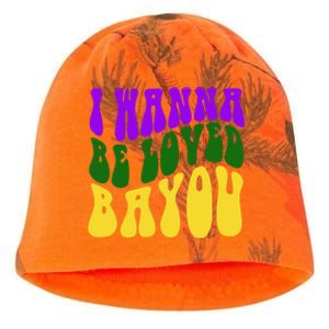 I Wanna Be Loved Bayou Mardi Gras Kati - Camo Knit Beanie