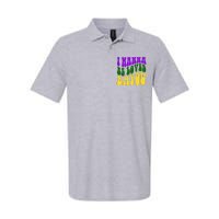 I Wanna Be Loved Bayou Mardi Gras Softstyle Adult Sport Polo