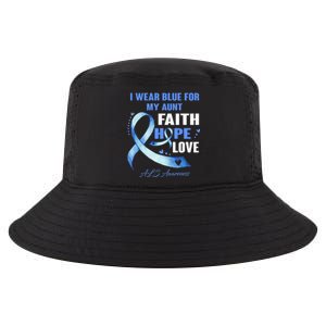 I Wear Blue For My Aunt Als Awareness Faith Hope Love Cool Comfort Performance Bucket Hat