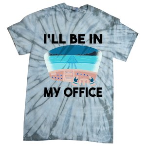 I Will Be In My Office Airplane Flying Aircraft Gift Tie-Dye T-Shirt