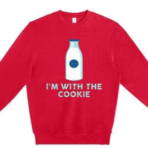 IM With Cookie Milk Premium Crewneck Sweatshirt