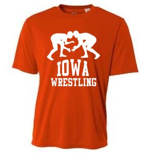 Iowa Wrestling Cool Gift Cooling Performance Crew T-Shirt