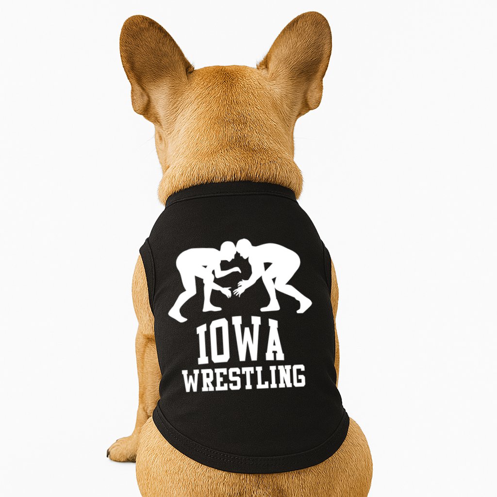 Iowa Wrestling Cool Gift Doggie Tank