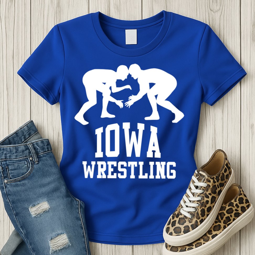 Iowa Wrestling Cool Gift Womens T-Shirt