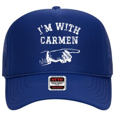 IM With Car High Crown Mesh Back Trucker Hat