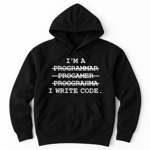 I Write Code Funny Programmer Hoodie