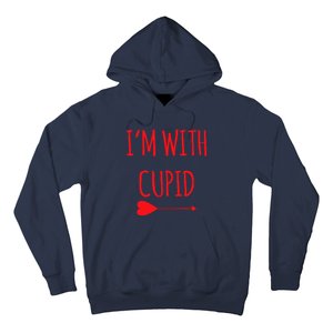 IM With Cupid Funny Valentines Day Gift Hoodie