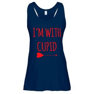 IM With Cupid Funny Valentines Day Gift Ladies Essential Flowy Tank