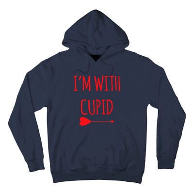 IM With Cupid Funny Valentines Day Gift Tall Hoodie