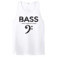 I Wont Cause Any Treble Vintage Black Bass Player PosiCharge Competitor Tank