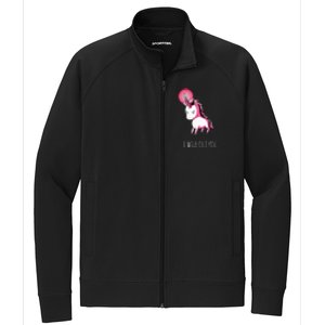 I Will Cut You Stabby Unicorn Funny Stretch Full-Zip Cadet Jacket