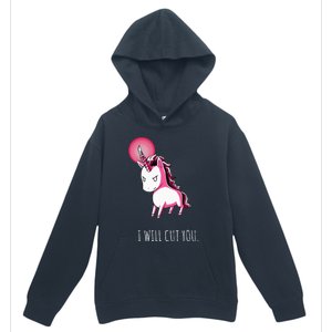 I Will Cut You Stabby Unicorn Funny Urban Pullover Hoodie