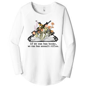 If We Can Ban Books We Can Ban Assault Rifles Women's Perfect Tri Tunic Long Sleeve Shirt