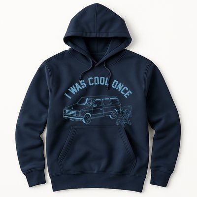 I Was Cool Once Retro Vintage Car Van Hoodie