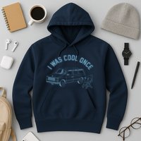 I Was Cool Once Retro Vintage Car Van Hoodie