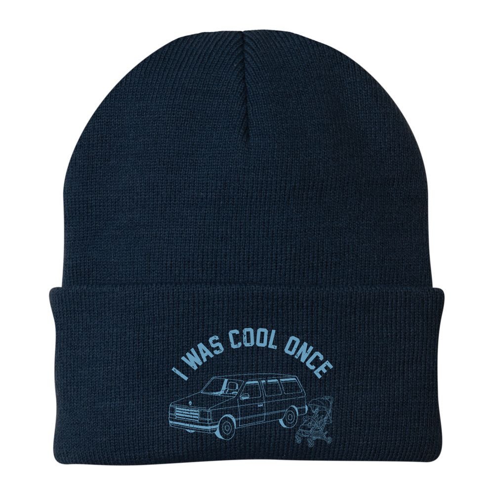 I Was Cool Once Retro Vintage Car Van Beanie