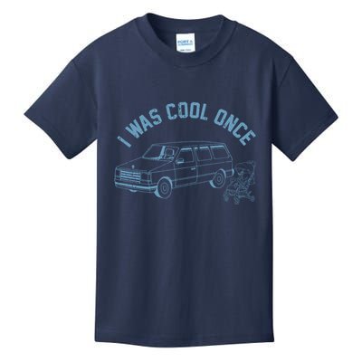 I Was Cool Once Retro Vintage Car Van Kids T-Shirt