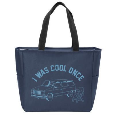 I Was Cool Once Retro Vintage Car Van Zip Tote Bag