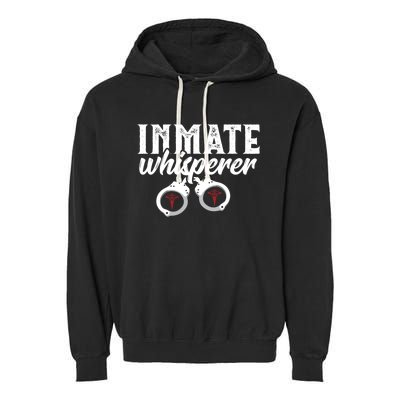 Inmate Whisperer Correctional Nurse Funny Nursing Gift Garment-Dyed Fleece Hoodie