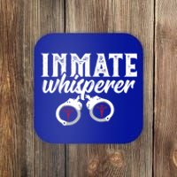 Inmate Whisperer Correctional Nurse Funny Nursing Gift Coaster