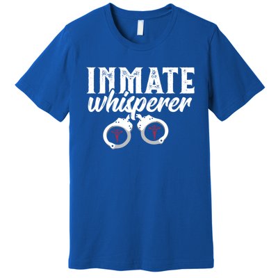 Inmate Whisperer Correctional Nurse Funny Nursing Gift Premium T-Shirt