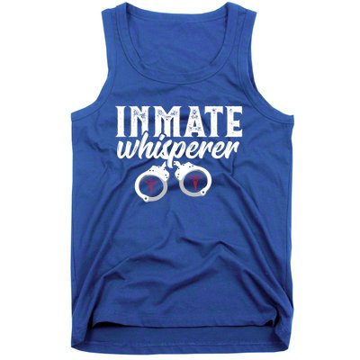 Inmate Whisperer Correctional Nurse Funny Nursing Gift Tank Top