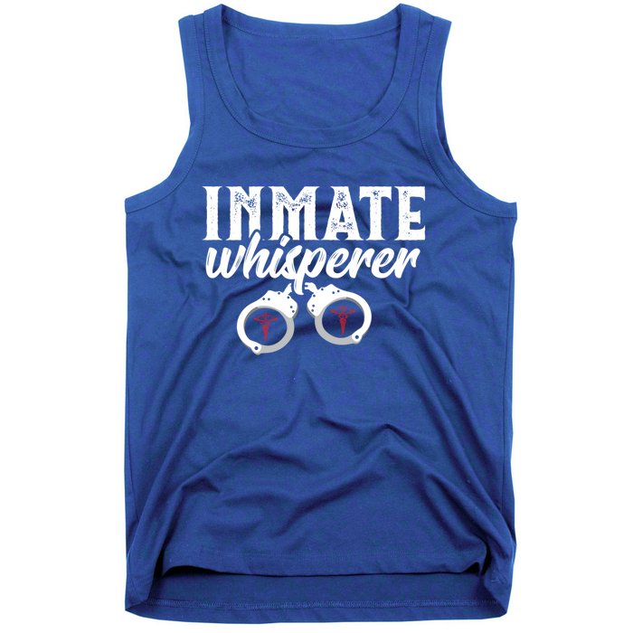 Inmate Whisperer Correctional Nurse Funny Nursing Gift Tank Top