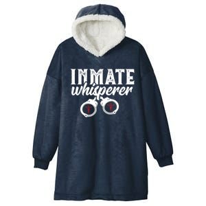 Inmate Whisperer Correctional Nurse Funny Nursing Gift Hooded Wearable Blanket