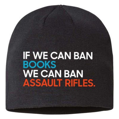 If We Can Ban Book We Can Ban Assault Rifles Sustainable Beanie