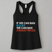 If We Can Ban Book We Can Ban Assault Rifles Womens Tank Top