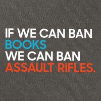 If We Can Ban Book We Can Ban Assault Rifles Cotton Canvas Backpack