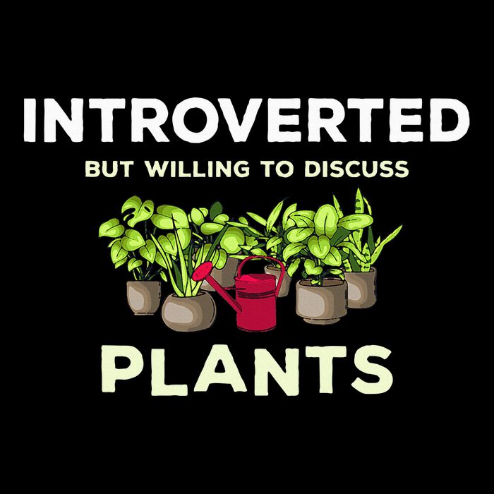 Introverted Willing Discuss Plants Lover Gardening Gardener Pom Pom 12in Knit Beanie