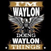 I'M WAYLON DOING Waylon, THINGS Funny Birthday Name Gift Idea Baby Bodysuit