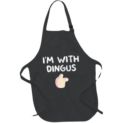 Im With Dingus Vintage Retro Funny Hilarious Apron