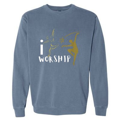 I Worship Dance Ministry Garment-Dyed Sweatshirt