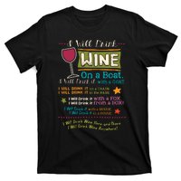 I Will Drink Wine Everywhere Funny Wine Lover T-Shirt