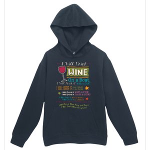 I Will Drink Wine Everywhere Funny Wine Lover Urban Pullover Hoodie