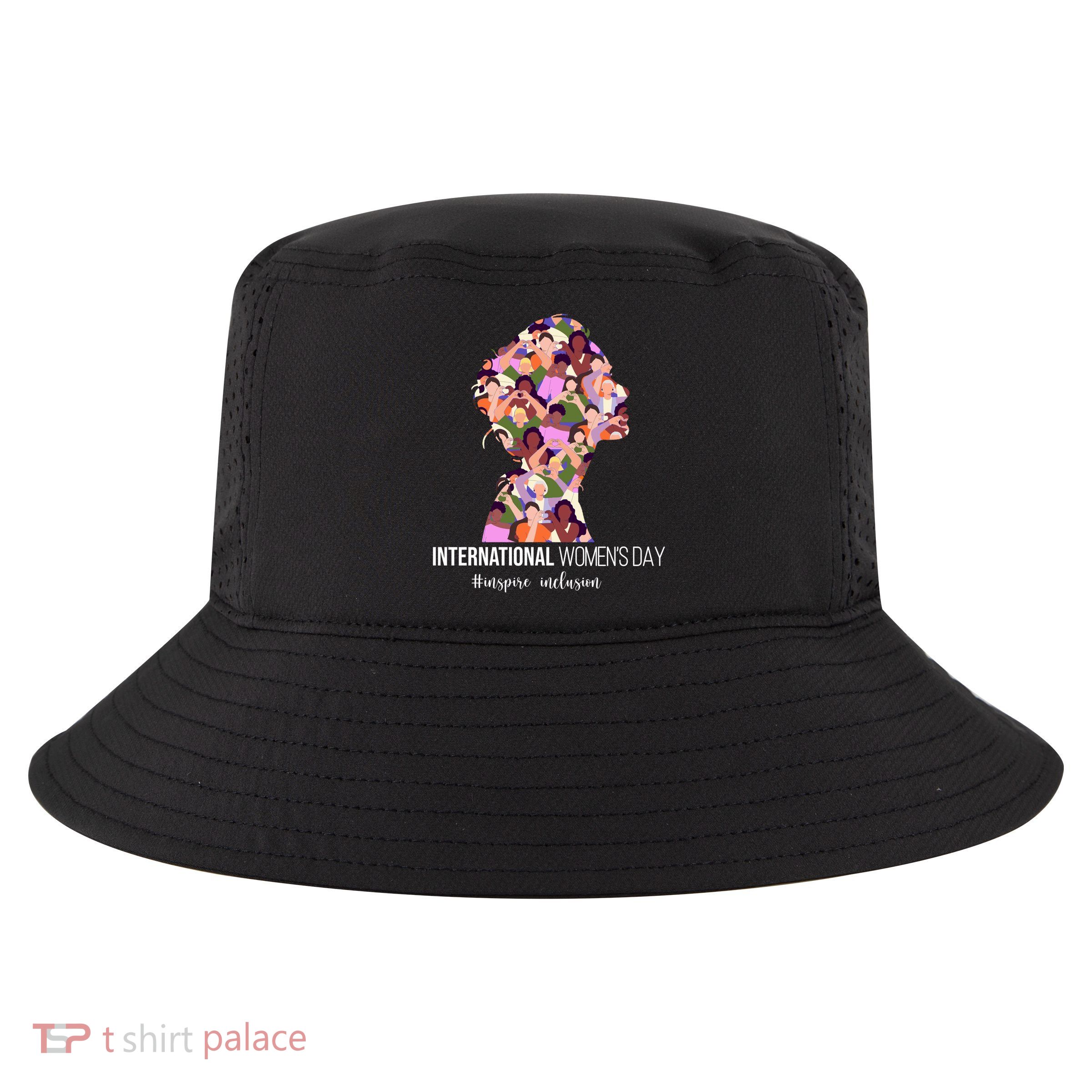 International Womens Day Inspire Inclusion Cool Comfort Performance Bucket Hat
