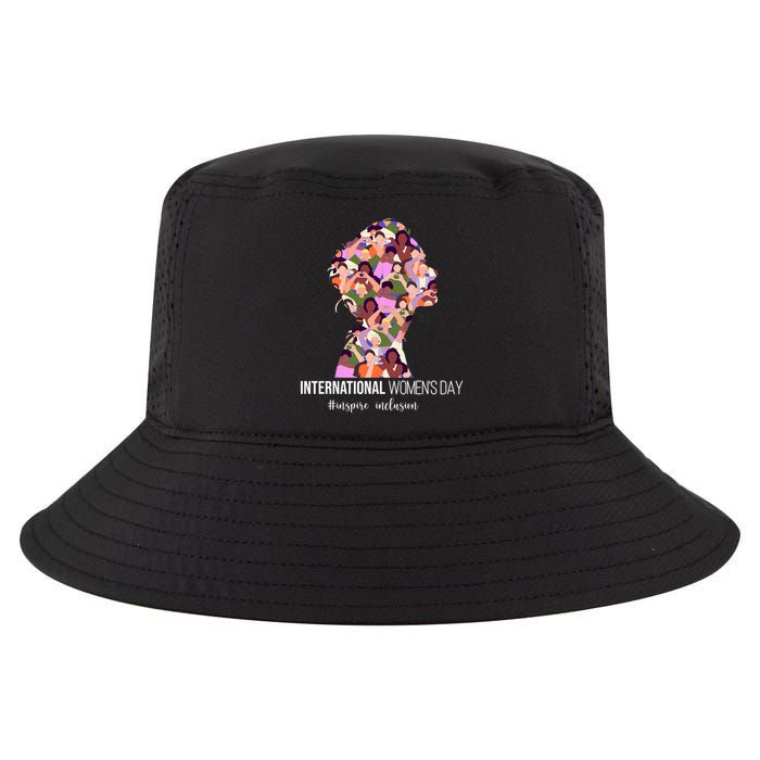International Womens Day Inspire Inclusion Cool Comfort Performance Bucket Hat